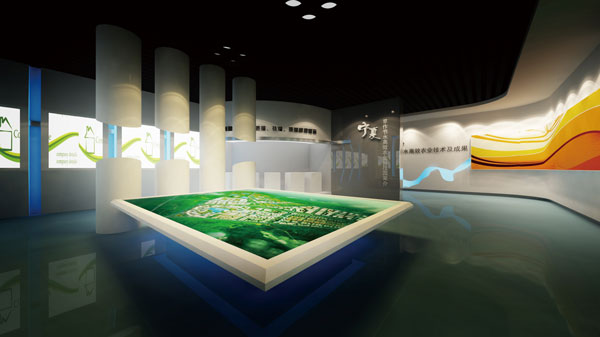 農(nóng)業(yè)科技感展廳設(shè)計(jì)理念需要突出展廳的主題風(fēng)格插圖